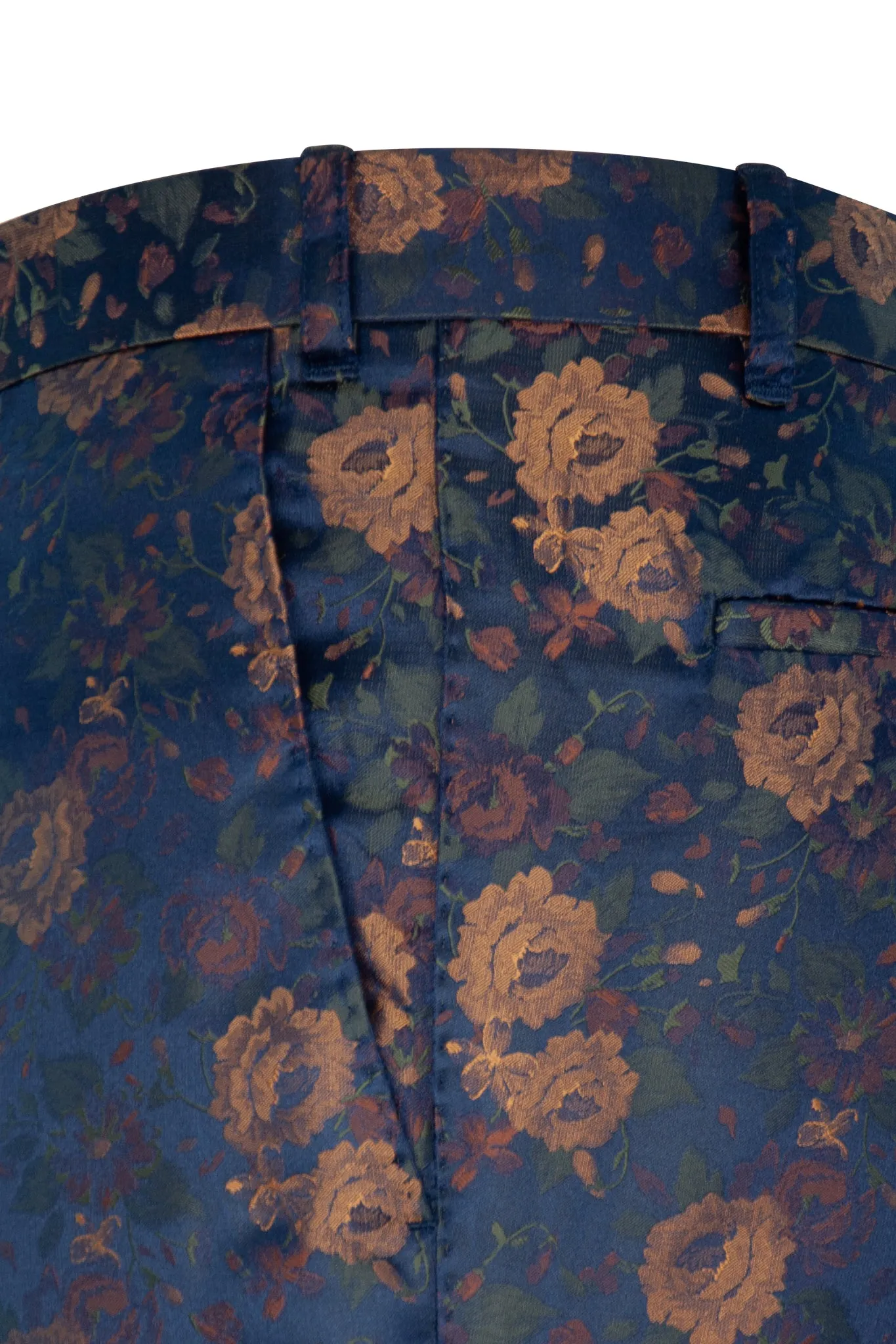 The Netherwood Navy Floral Paisley Suit