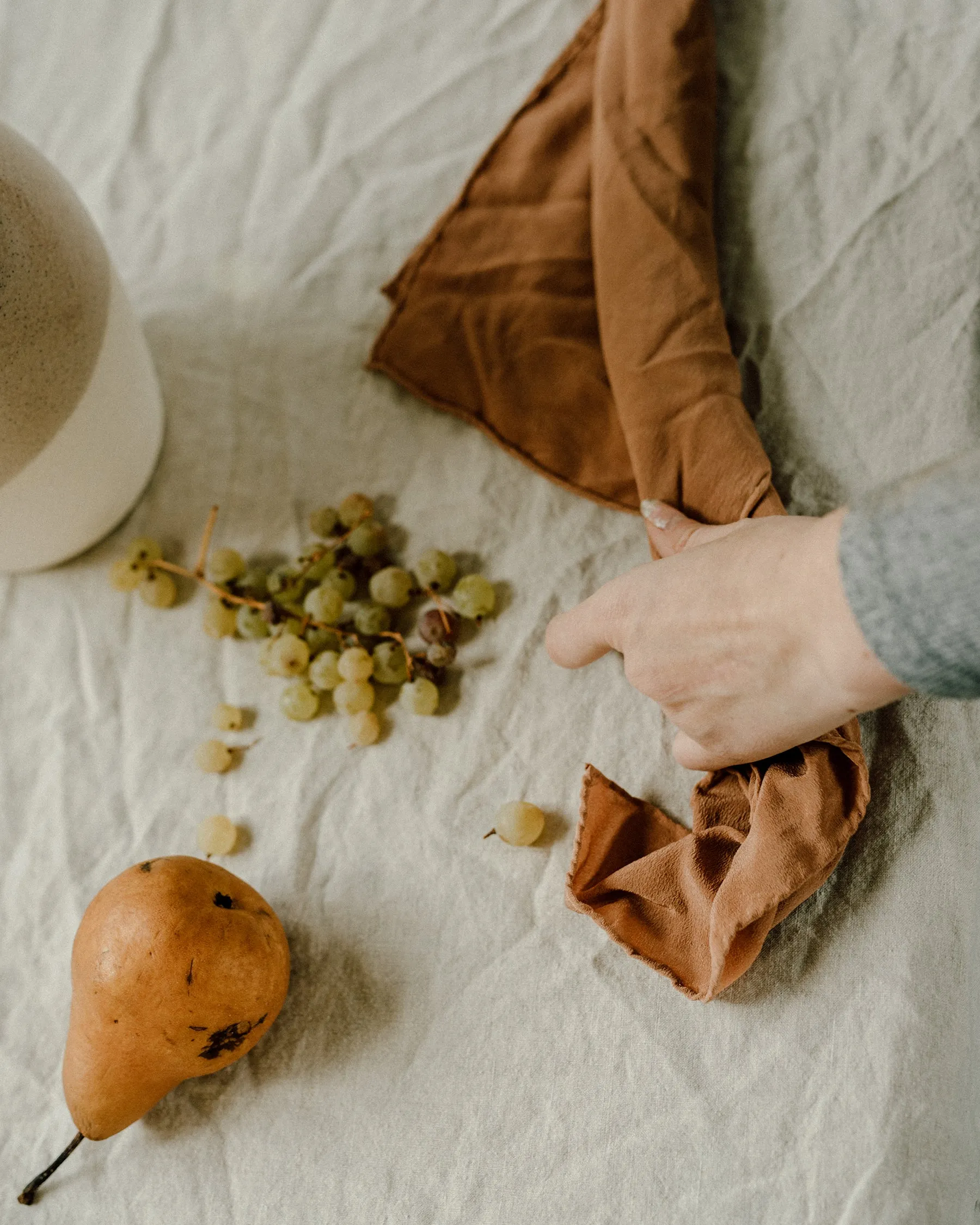 'The Scout' Washable Silk Scarf in Rose Gold