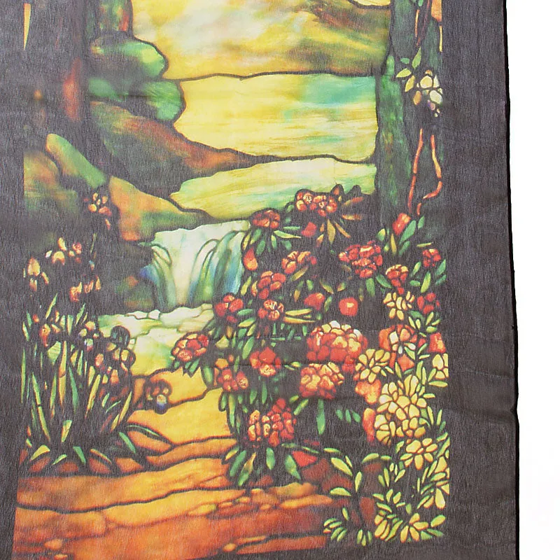 Tiffany Art Chiffon Scarf