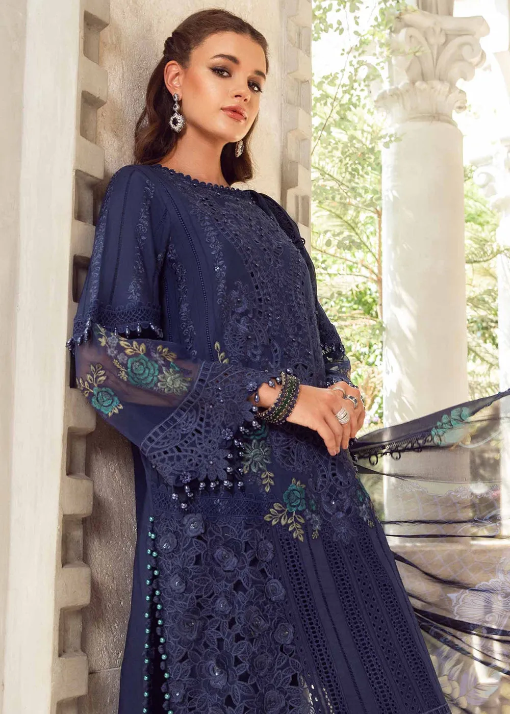 Unstitched Luxury Lawn Eid 2 Edition '24 by Maria B | EL-24-09