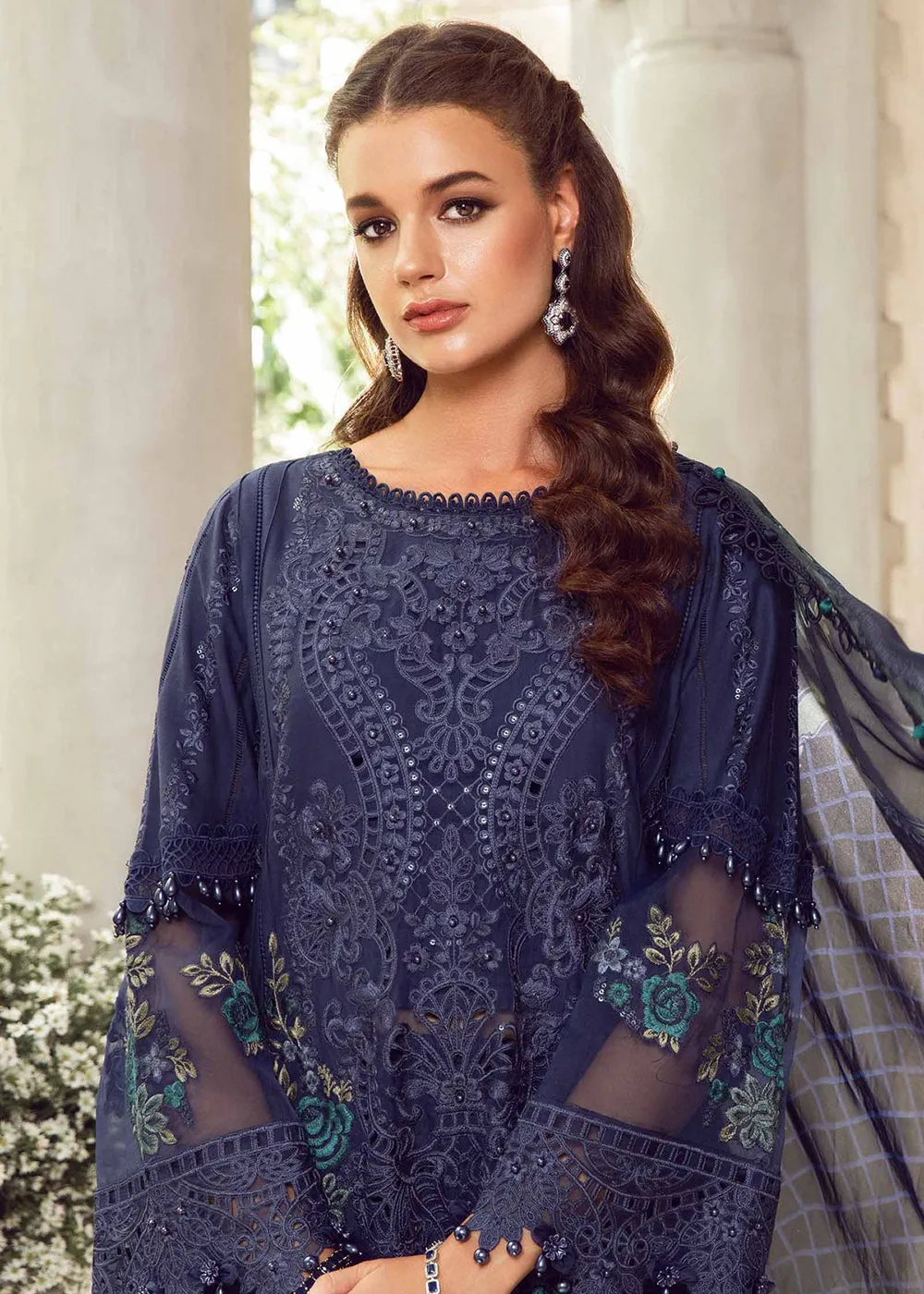 Unstitched Luxury Lawn Eid 2 Edition '24 by Maria B | EL-24-09