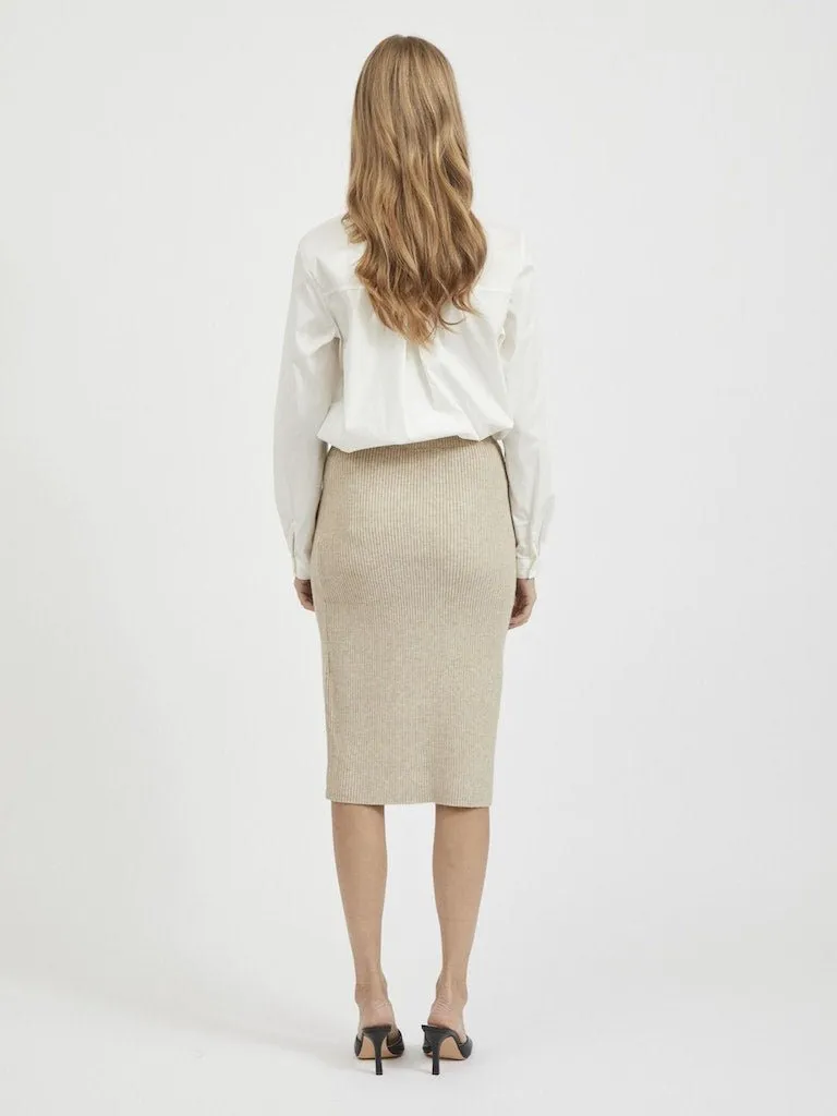 Vila Ril - Strikket pencil skirt