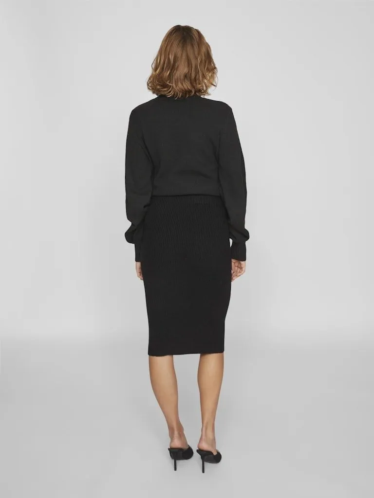 Vila Ril - Strikket pencil skirt