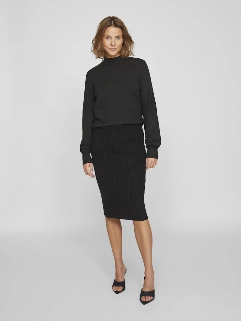 Vila Ril - Strikket pencil skirt