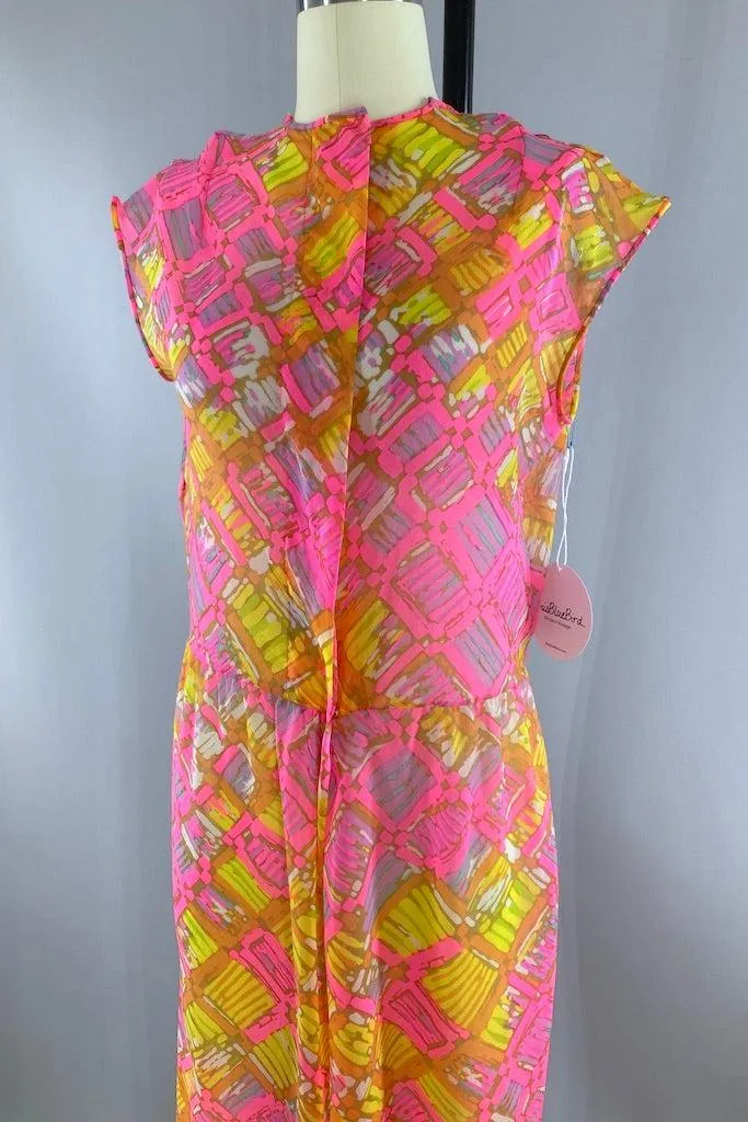 Vintage Neon Pauline Trigere Jumpsuit