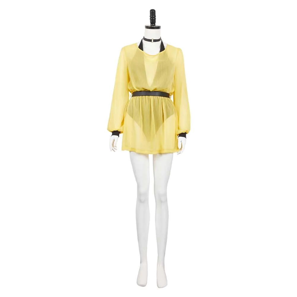 Watchmen Chapter I (2024) Silk Spectre Women Yellow Outfit Party Carnival Halloween Cosplay Costume