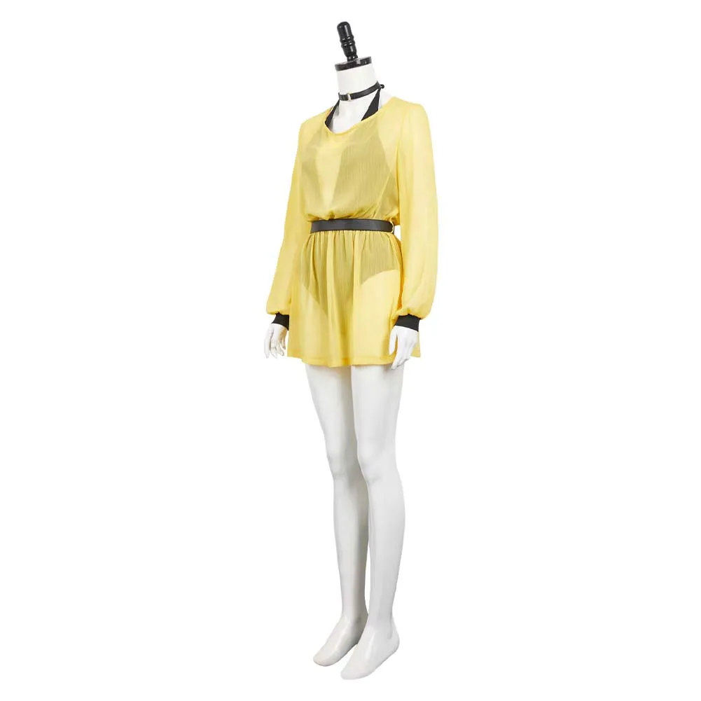 Watchmen Chapter I (2024) Silk Spectre Women Yellow Outfit Party Carnival Halloween Cosplay Costume