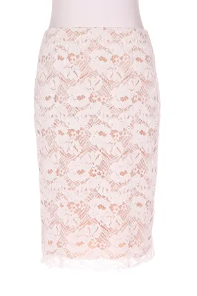 WITCHERY - Nude lace pencil skirt! 10