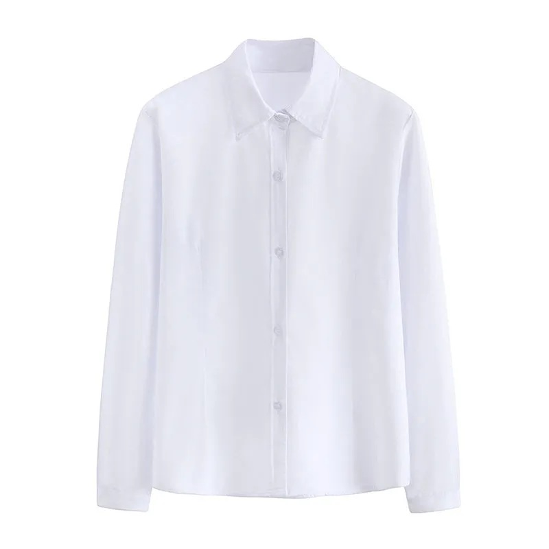 Women White Dress Shirt