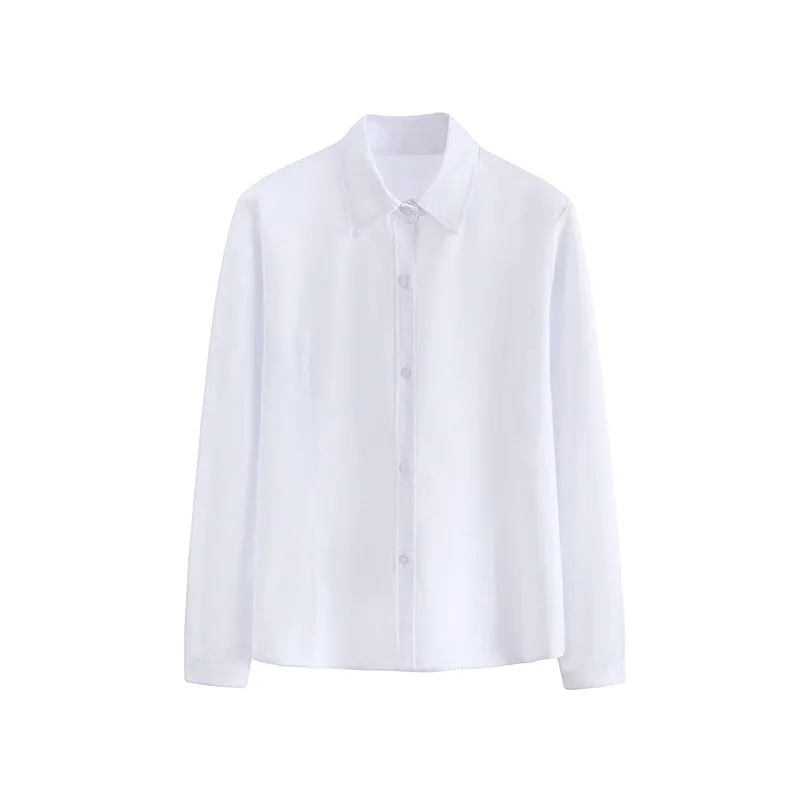 Women White Dress Shirt