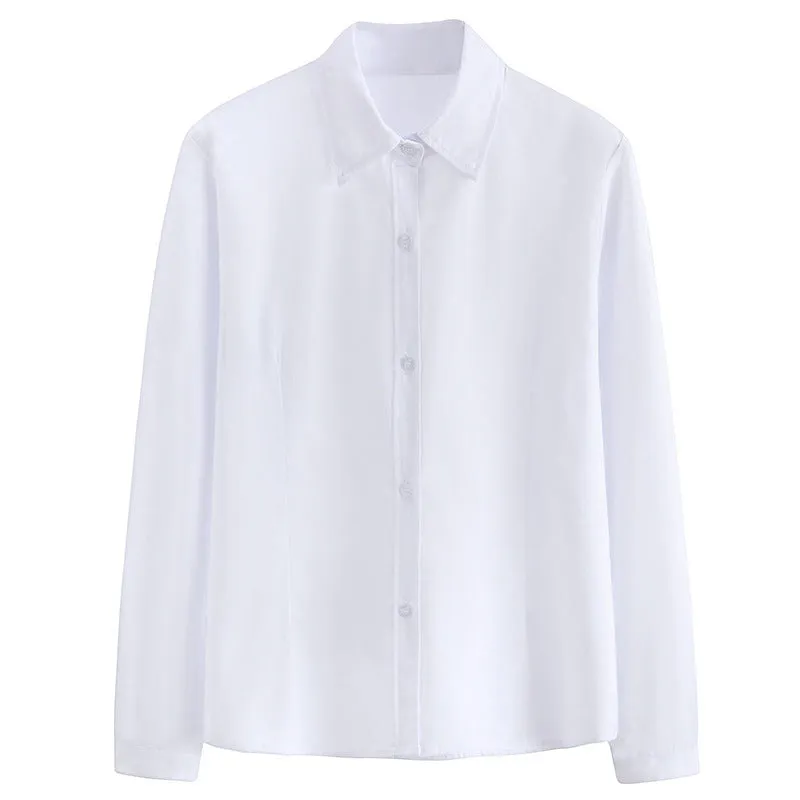 Women White Dress Shirt