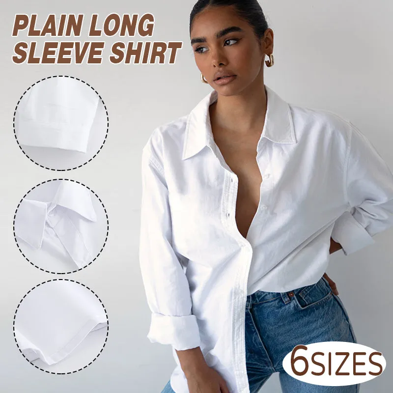 Women White Dress Shirt