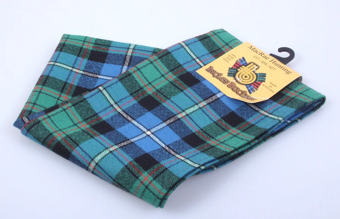 Wool Scarf in MacRae Hunting Ancient Tartan