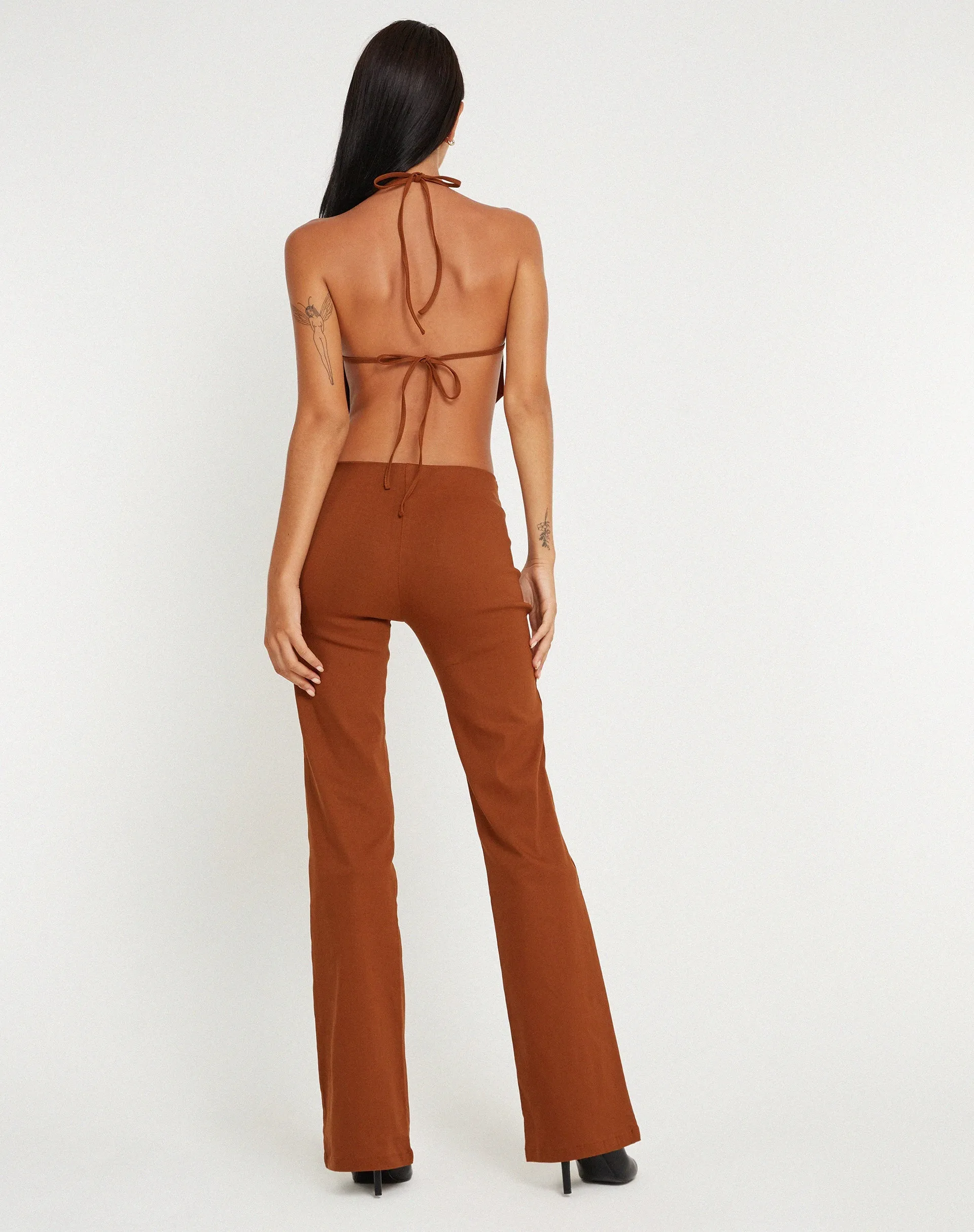 Zirnia Trouser in Coffee Bean