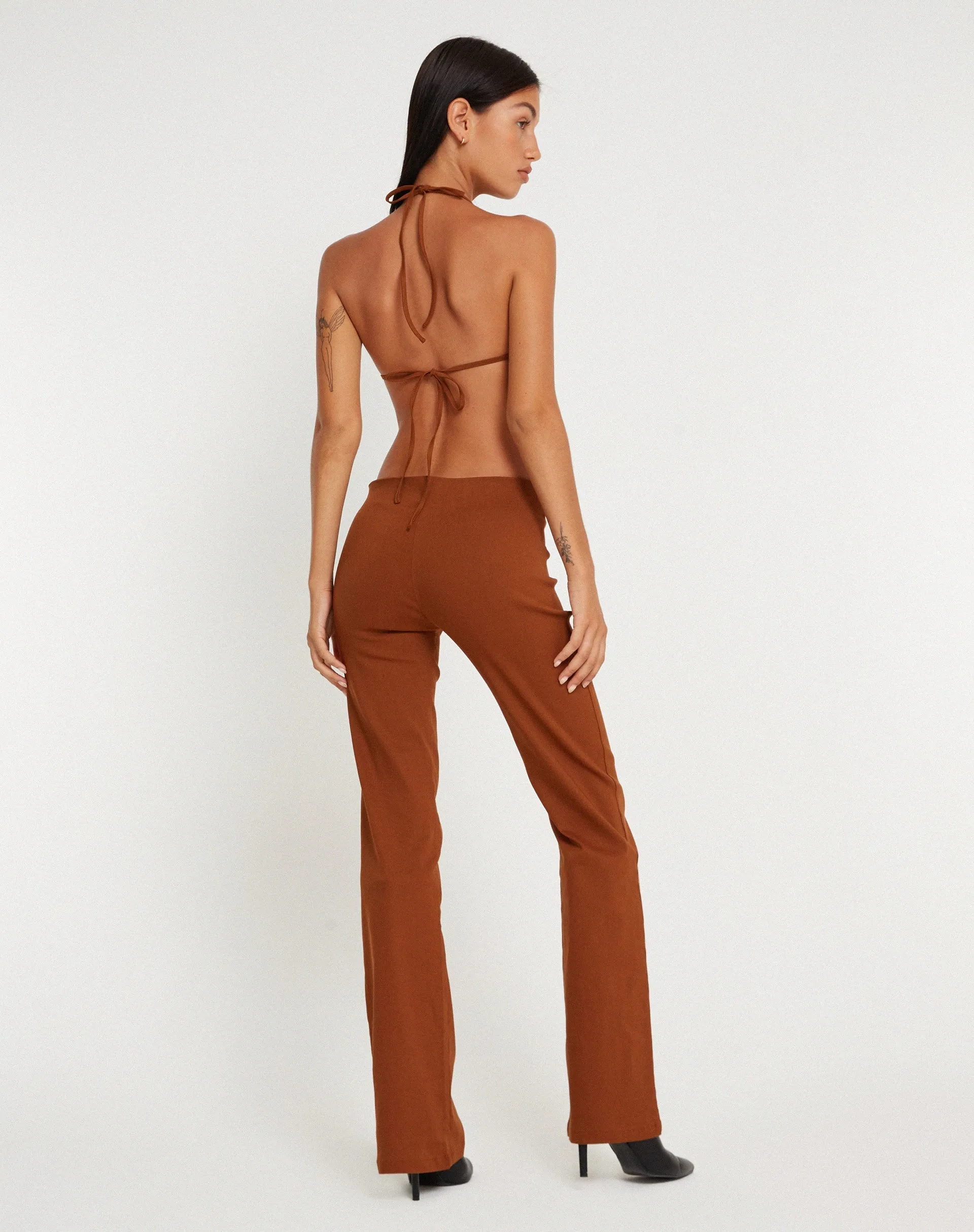 Zirnia Trouser in Coffee Bean