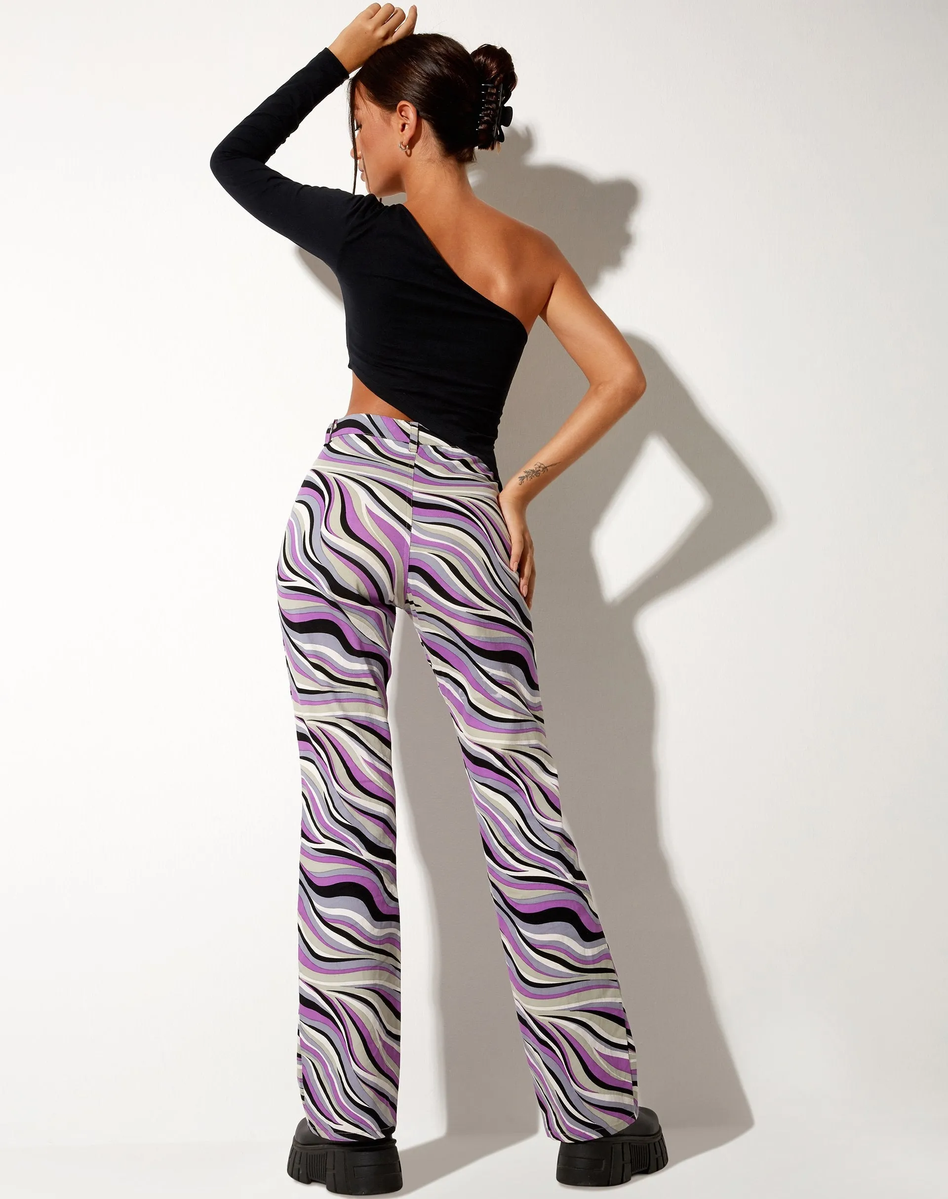 Zoven Trouser in 60's Abstract